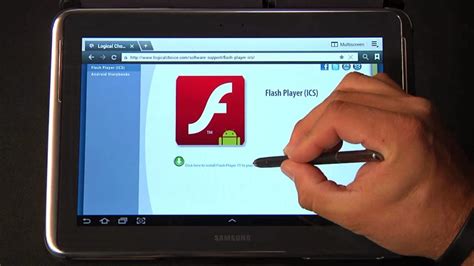 Flash player tablet android